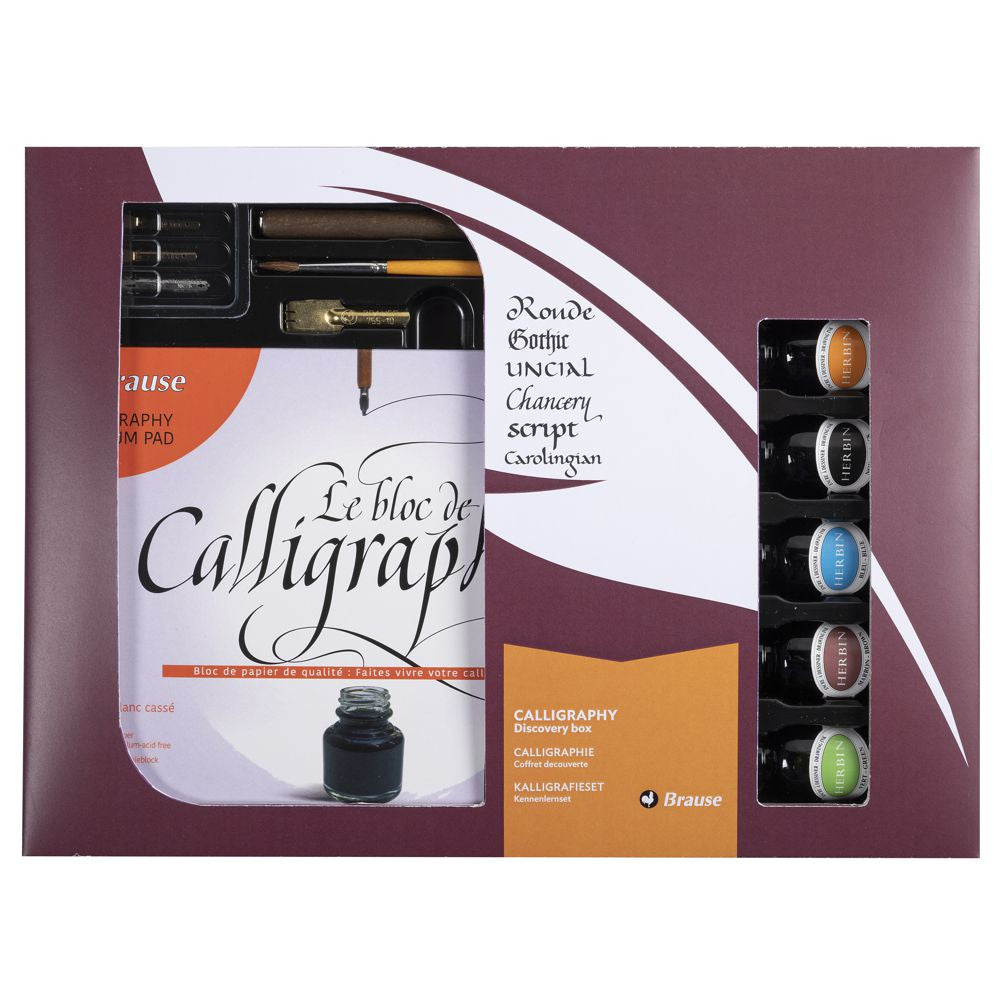 Conjunto Caligráfico Brause Discovery Box